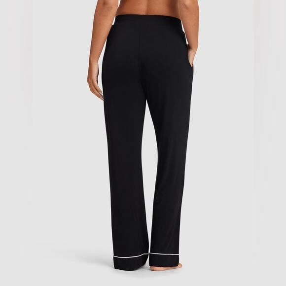 Cozy Earth Women's Bamboo Stretch-Knit Pajama Pant Black Size Small - Picture 2 of 13